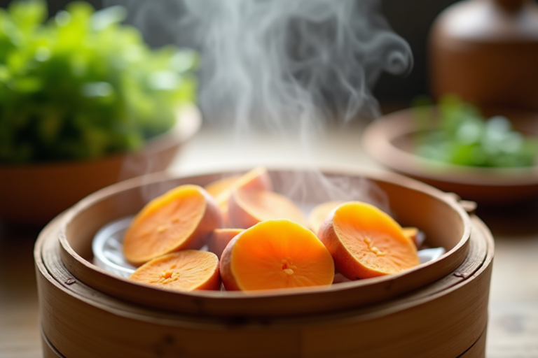 Patate douce à la vapeur : l'art de la cuisson parfaite - Brèves de Couloir
